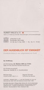 Christliche Motive in der... Kunsthalle Kobe Halle (Saale) einl