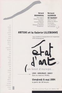 Gruppenausstellung in Nancy 1994