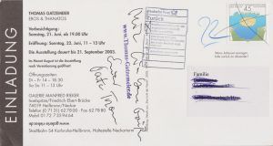 Heilbronn Galerie Rieker Eros + Thanatos 2003