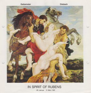 Kunstverein Siegen In Spirit of Rubens 1991