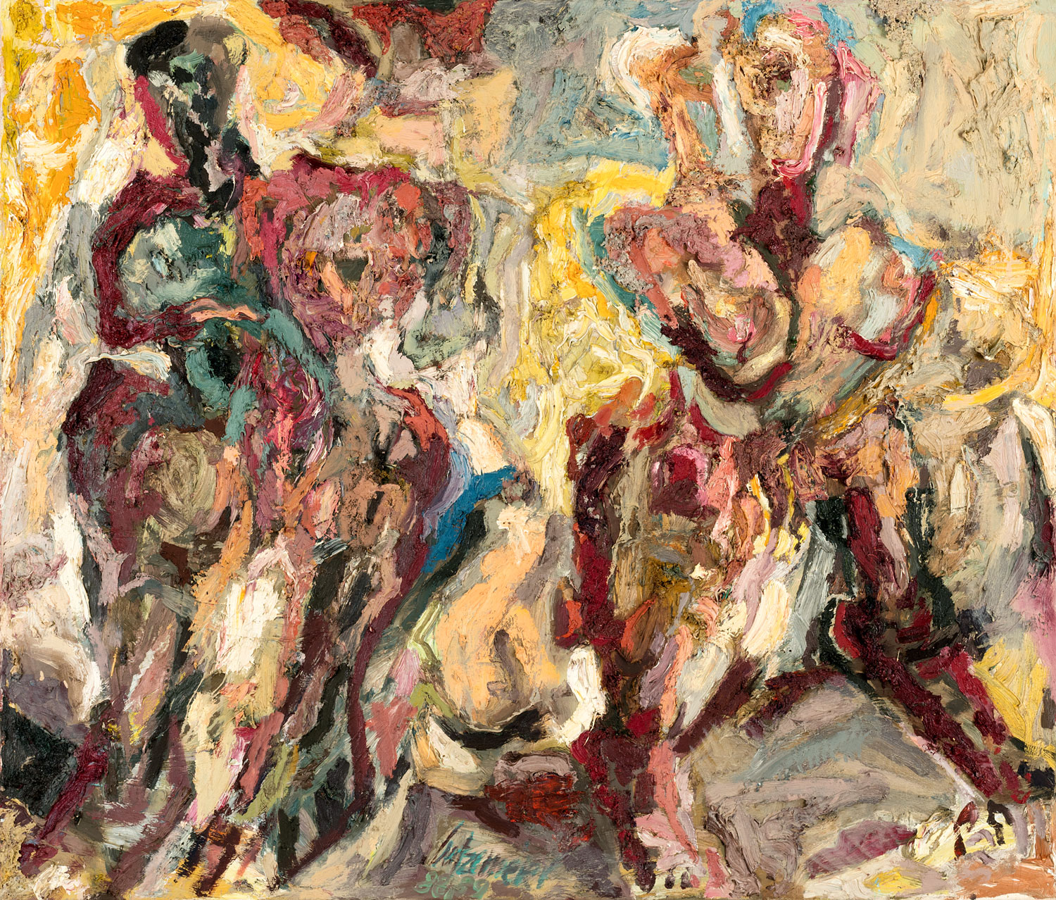 O.T. | 1988-89 | Öl auf Leinwand | 110 x 130 cm