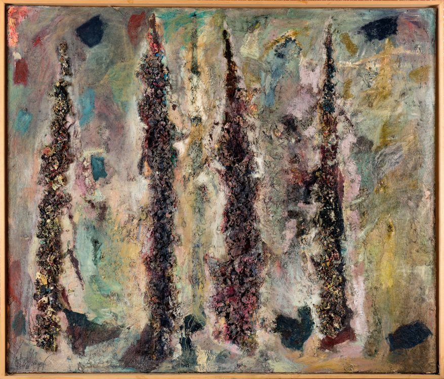 Thomas Gatzemeier Waldeslust 1990 Öl auf Leinwand 170 x 200 cm