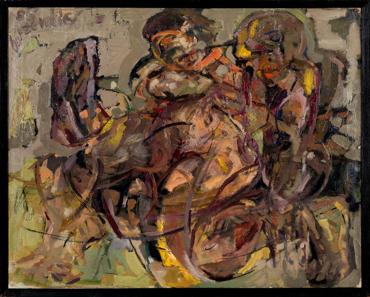 Thomas Gatzemeier o.T. (Zwei Frauen) 1985 Öl auf Leinwand 100 x 130 cm